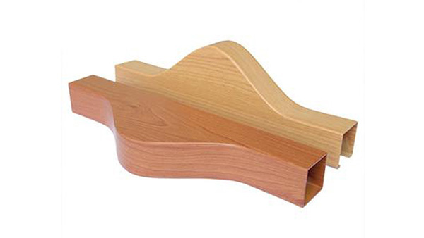 Arc shaped aluminum square pass
