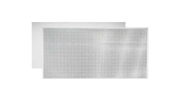 Hospital ward aluminum gusset ceiling