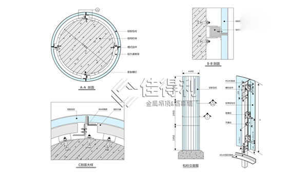 Aluminum veneer curtain wall (16)