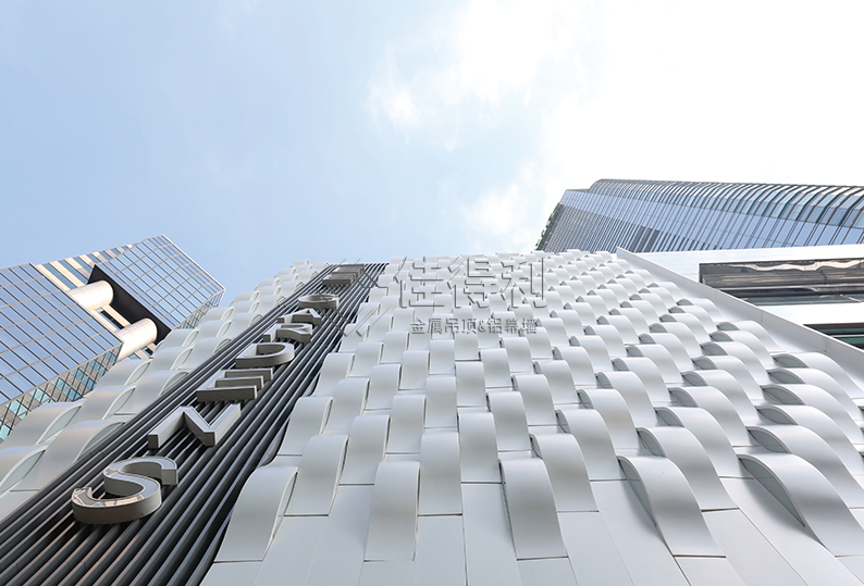 Aluminum veneer curtain wall (4)