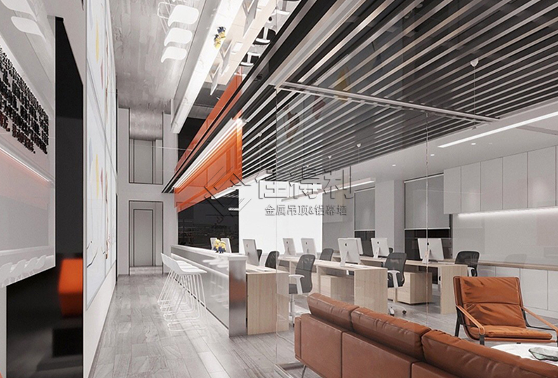 Aluminum square ceiling-(30)