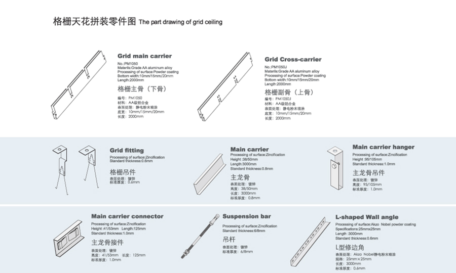 Aluminum Grille Ceiling | Wood Grain Aluminum Grille | Aluminum Grille Ceiling | Aluminum Grille Factory_Kaimai Factory Outlet