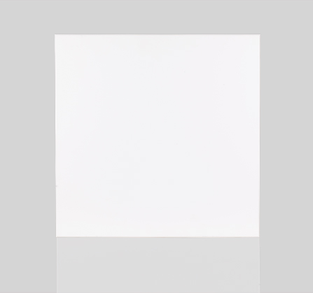 Engineering aluminum gusset plate-pure white plate