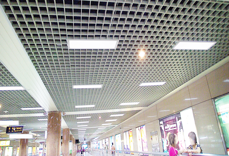 Aluminum grille ceiling 57