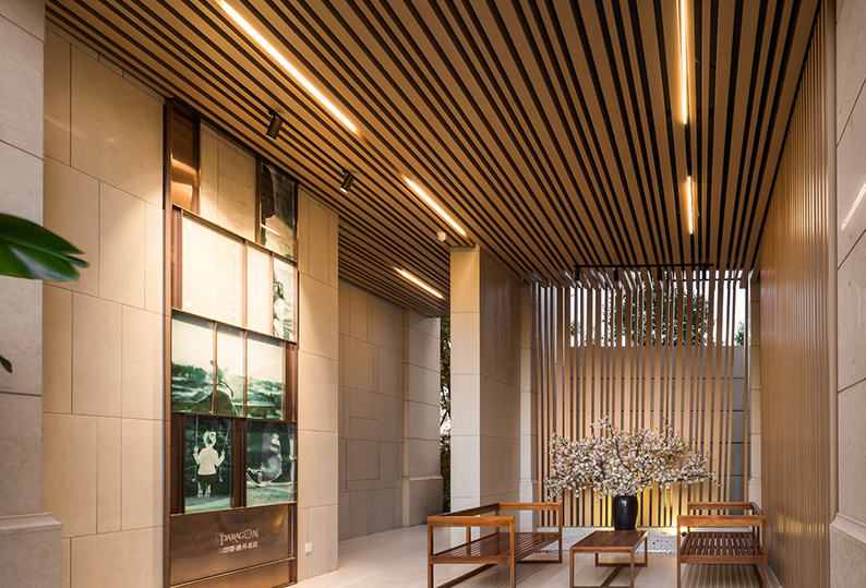 Aluminum square ceiling -48