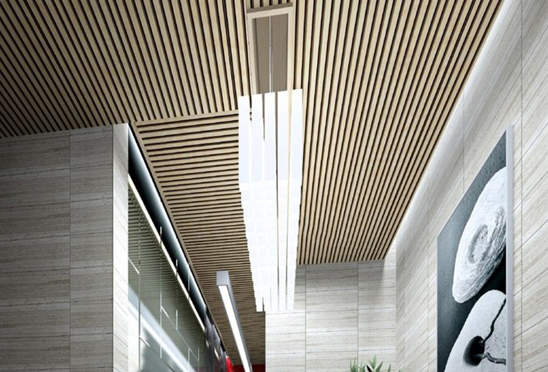 Aluminum square ceiling -50