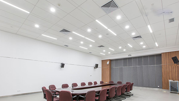 office building ceiling material aluminum gusset plate how to install?