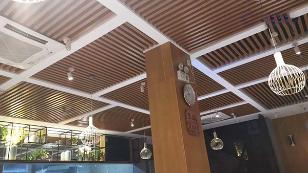 More and more people choose to use aluminum square through decorative ceiling