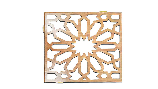 Carved aluminum veneer