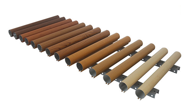 O-type aluminum round tube ceiling