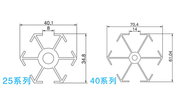 Hexagonal aluminum grille