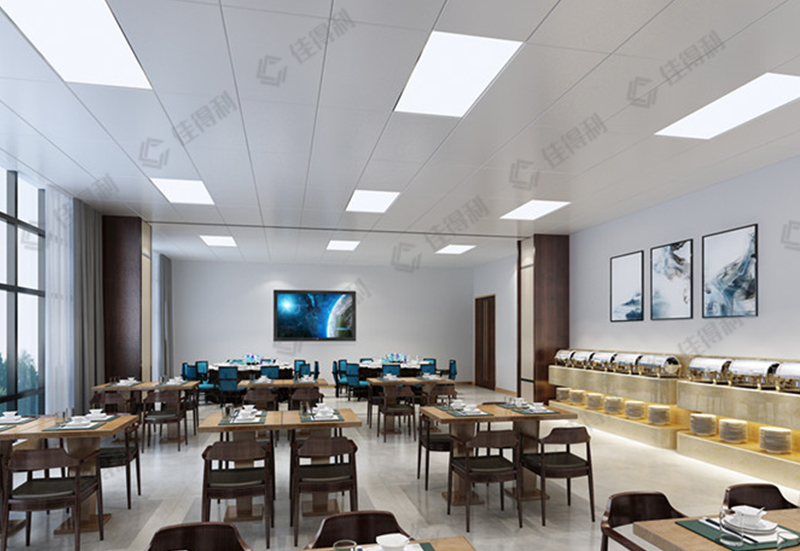 Aluminum gusset ceiling 2