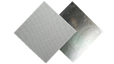 Aluminum mineral wool composite board (open frame)