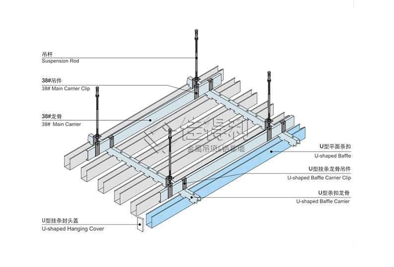 Aluminum square ceiling (17)