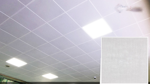 Office aluminum gusset ceiling