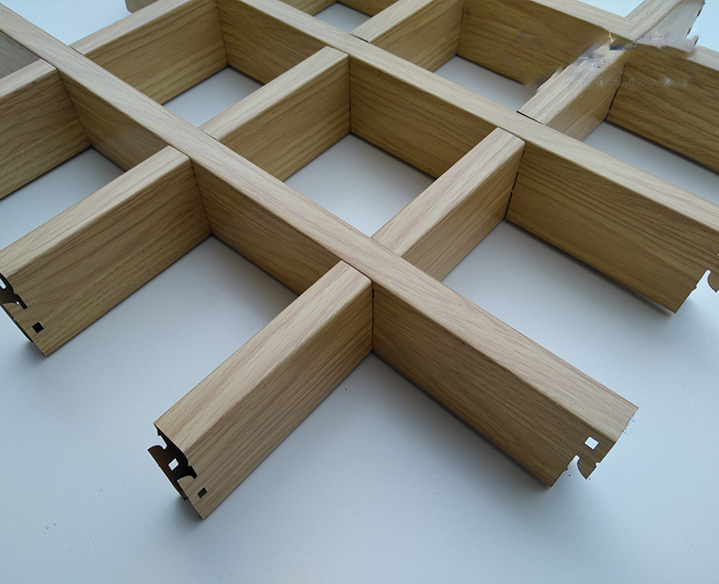 Aluminum Grille Ceiling Wood Grain Aluminum Grille Ceiling Kaimai Aluminum Grille Ceiling 4