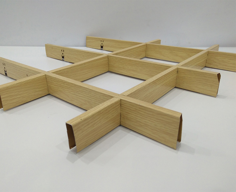Aluminum Grille Ceiling Wood Grain Aluminum Grille Ceiling Kaimai Aluminum Grille Ceiling 7