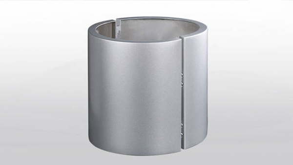 Round column clad aluminum veneer