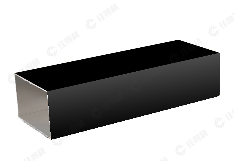 Black aluminum square ceiling