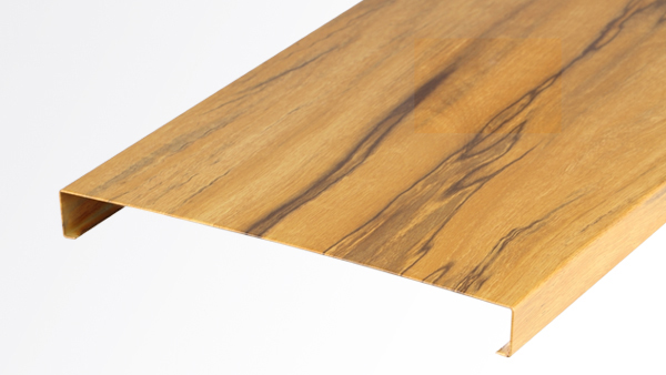 Wood grain aluminum square ceiling