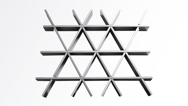 Triangular grille