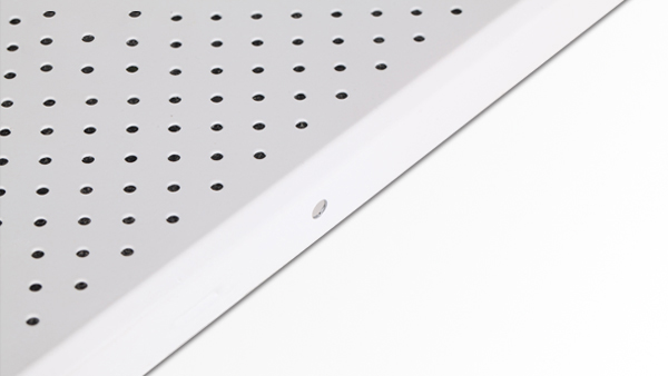 Microporous aluminum gusset plate