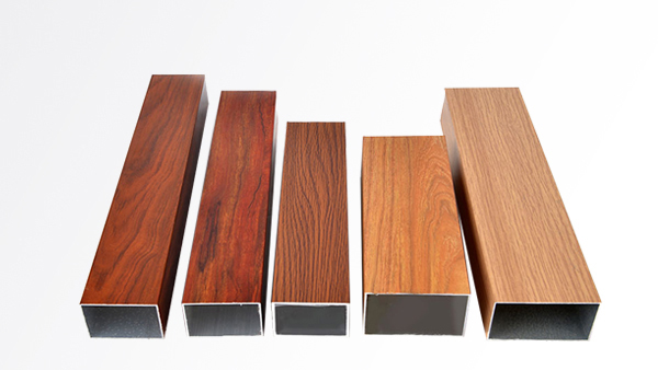 Wood grain profile aluminum square ceiling