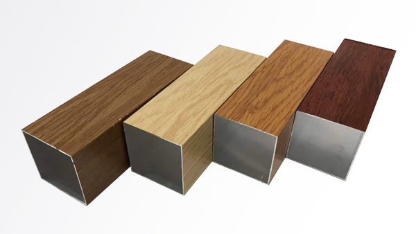 Wood grain profile aluminum square ceiling