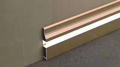 Hospital aisle luminous aluminum alloy skirting line