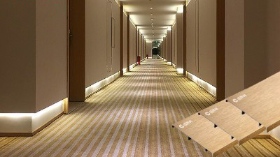 Hotel engineering aluminum skirting