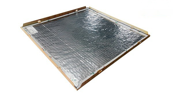 Wood grain perforated aluminum glass fiber composite ceiling