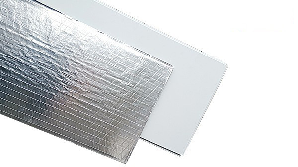Punched aluminum mineral wool sound-absorbing board